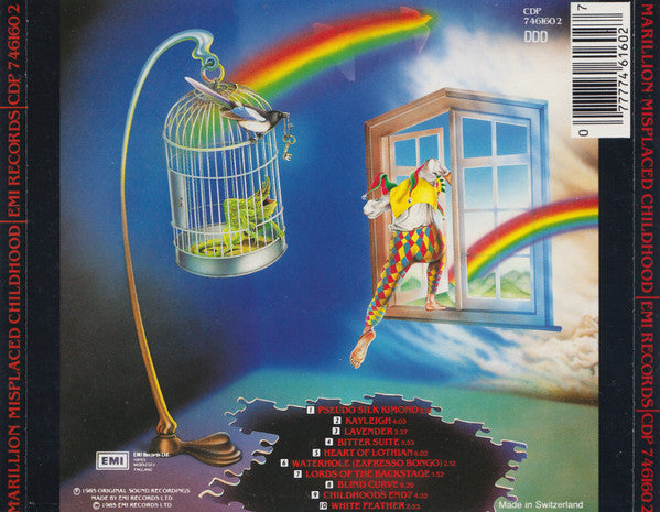 Marillion : Misplaced Childhood (CD, Album)