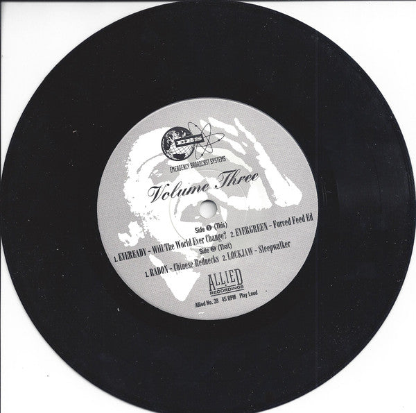 Various : Emergency Broadcast Systems - Volume Three (7", Comp)