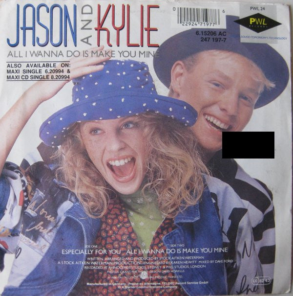 Kylie Minogue And Jason Donovan : Especially For You (7", Single)