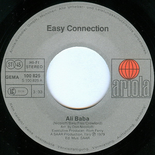 Easy Connection : Ali Baba (7", Single)