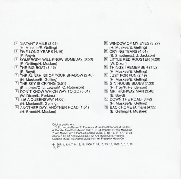 Cuby + Blizzards : Cuby's Blues (The Best Of Cuby+Blizzards) (CD, Comp)