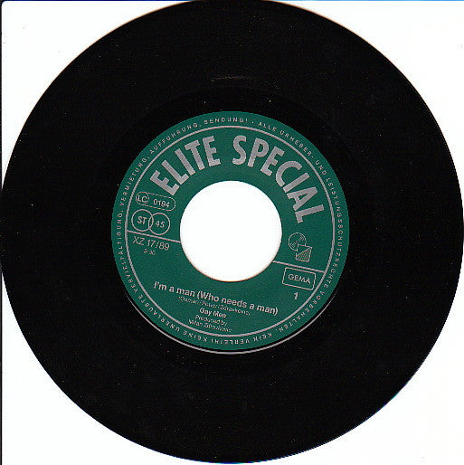 Gay Men : I'm A Man (Who Needs A Man) (7", Single)