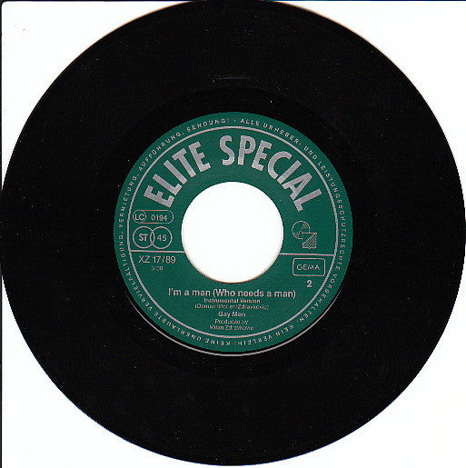 Gay Men : I'm A Man (Who Needs A Man) (7", Single)