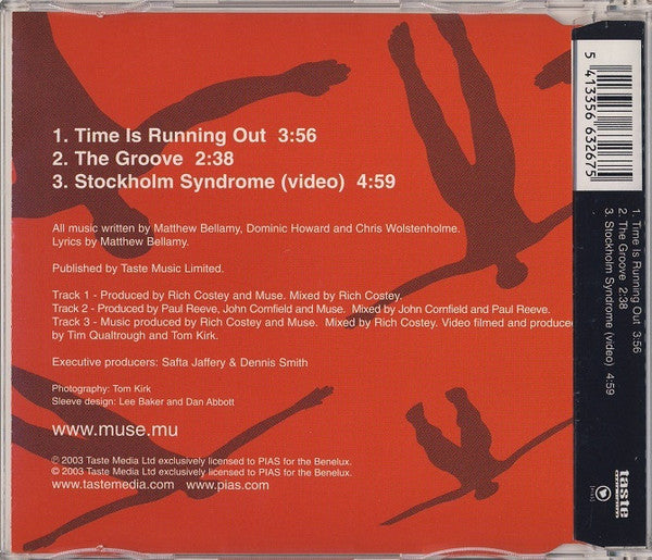 Muse : Time Is Running Out (CD, Maxi, Enh)