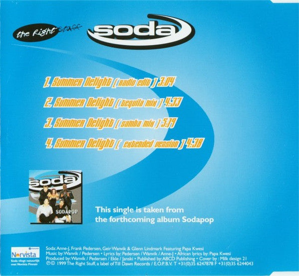 Soda (4) : Summer Delight (CD, Maxi)