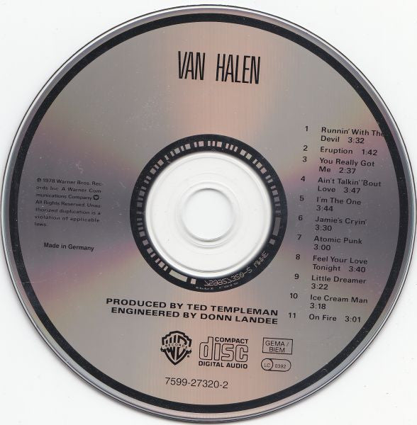 Van Halen : Van Halen (CD, Album, RE)