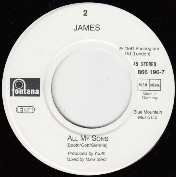 James : Sound (7", Single)
