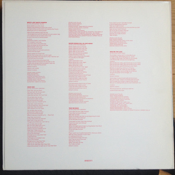 Elton John : 21 At 33 (LP, Album)