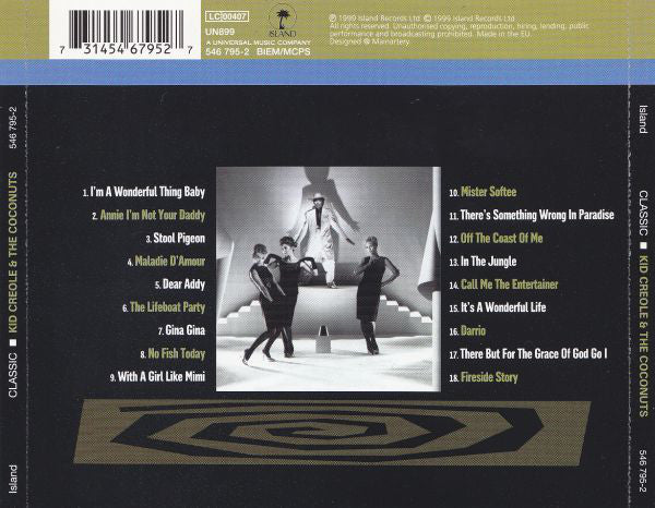 Kid Creole And The Coconuts : Classic Kid Creole & The Coconuts (CD, Comp, RM)