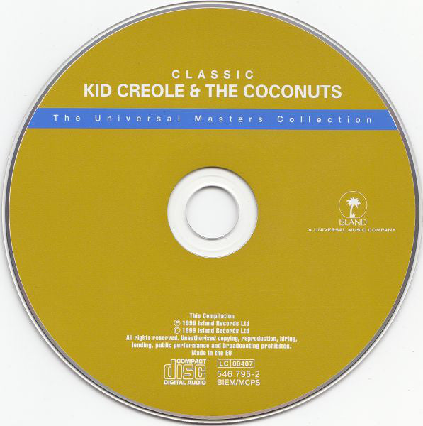 Kid Creole And The Coconuts : Classic Kid Creole & The Coconuts (CD, Comp, RM)