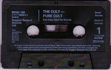 The Cult : Pure Cult (For Rockers Ravers, Lovers And Sinners) (Cass, Comp, Bla)