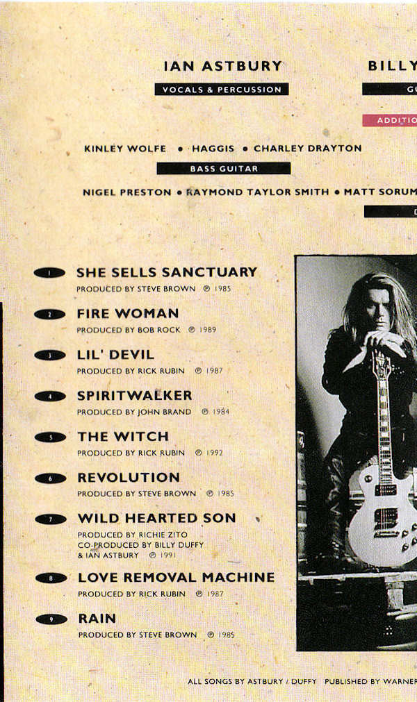 The Cult : Pure Cult (For Rockers Ravers, Lovers And Sinners) (Cass, Comp, Bla)