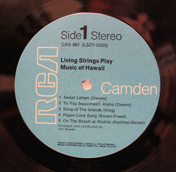 Living Strings : Play Music Of Hawaii (LP, Album, Rei)