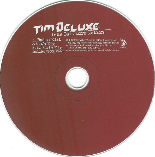 Tim Deluxe : Less Talk More Action! (CD, Maxi, Enh)