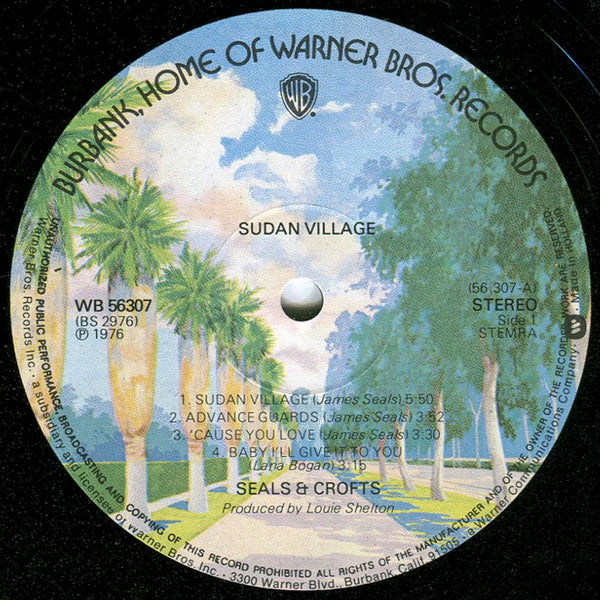 Seals & Crofts : Sudan Village (LP, Album)