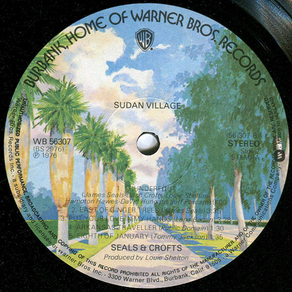 Seals & Crofts : Sudan Village (LP, Album)