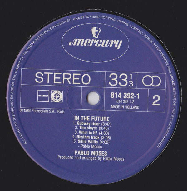 Pablo Moses : In The Future (LP, Album)