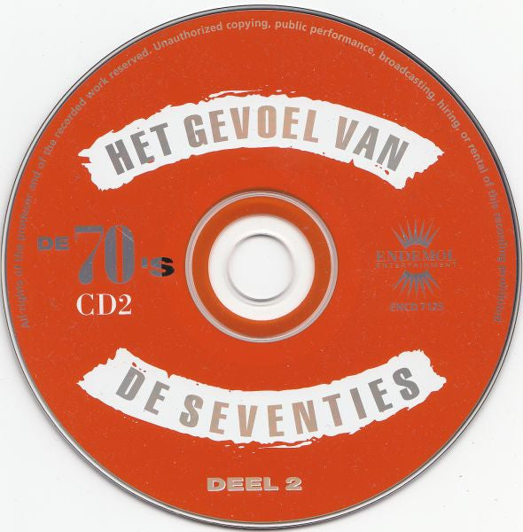 Various : Het Gevoel Van De Seventies - Deel 2 (2xCD, Comp)