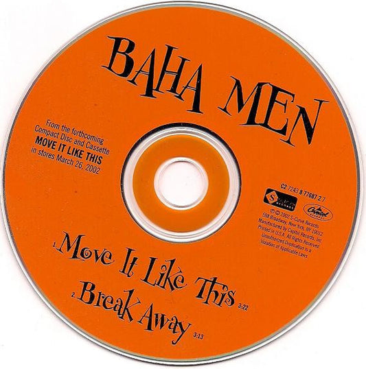 Baha Men : Move It Like This (CD, Single)