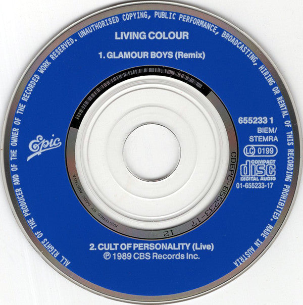 Living Colour : Glamour Boys (CD, Mini, Single)