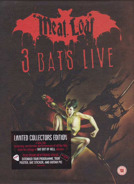 Meat Loaf : 3 Bats Live (2xDVD, Ltd)