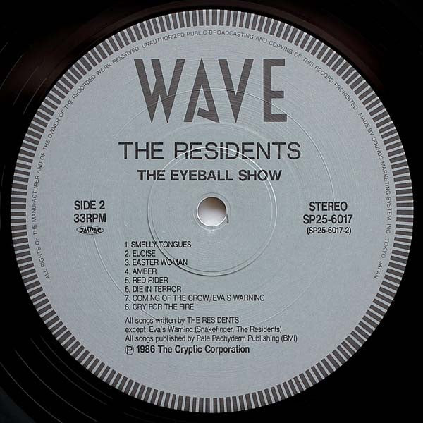 The Residents : The Eyeball Show (Live In Japan) (LP, Album)