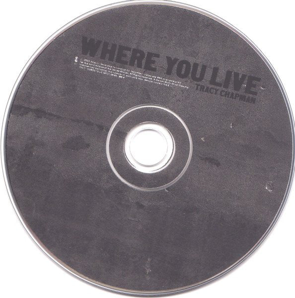 Tracy Chapman : Where You Live (CD, Album)