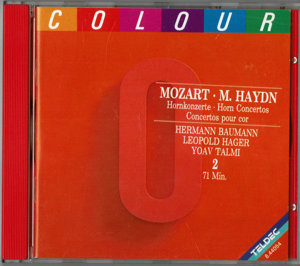 Wolfgang Amadeus Mozart, Hermann Baumann, Das Mozarteum Orchester Salzburg, Leopold Hager, Michael Haydn, Philharmonia Hungarica, Yoav Talmi : Mozart - Haydn Hornkonzerte (CD)