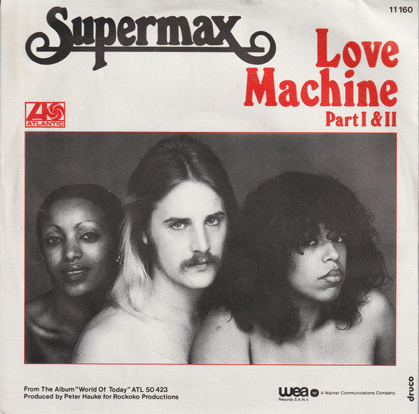 Supermax : Love Machine Part I & II (7", Single)