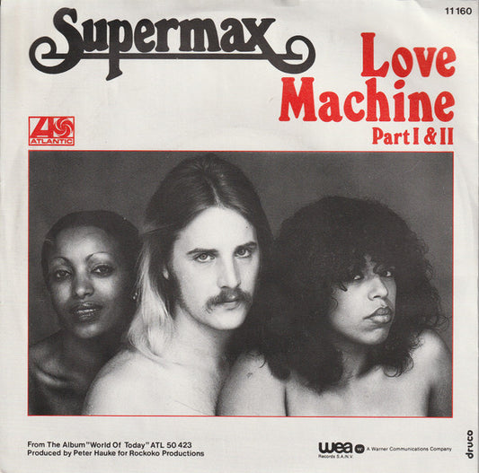 Supermax : Love Machine Part I & II (7", Single)