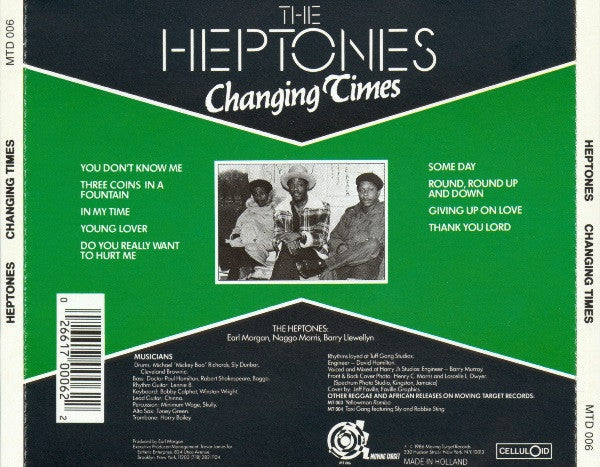 The Heptones : Changing Times (CD, Album)
