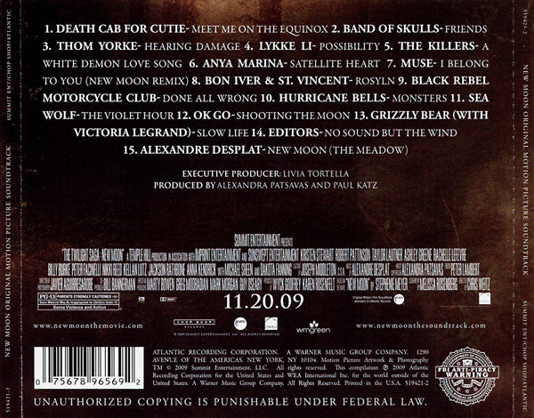 Various : The Twilight Saga: New Moon (Original Motion Picture Soundtrack) (CD, Comp)
