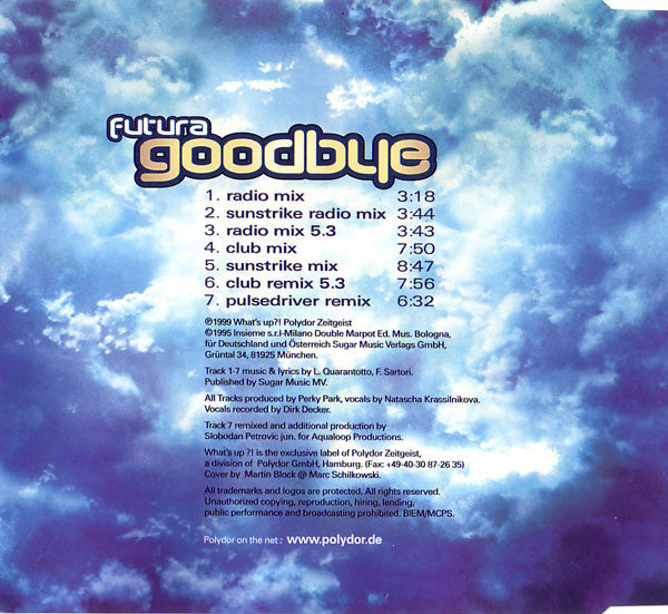 Futura (6) : Goodbye (CD, Maxi)