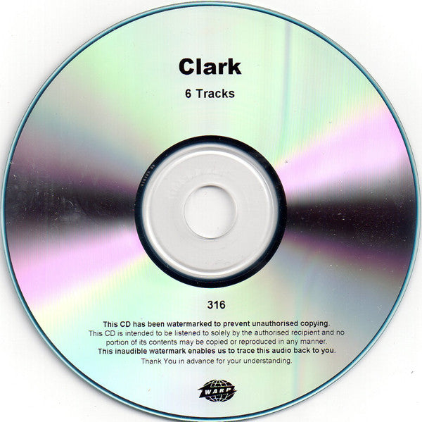 Chris Clark : Growls Garden (CDr, EP, Num, Promo)