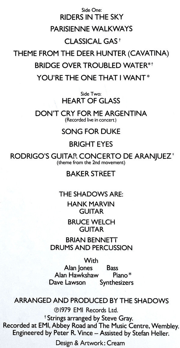 The Shadows : String Of Hits (LP, Album)