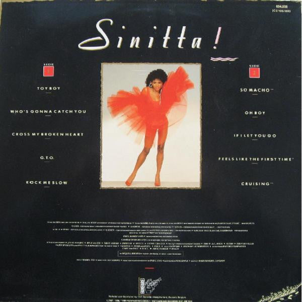 Sinitta : Sinitta ! (LP, Album)