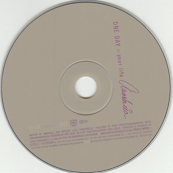 Anastacia : One Day In Your Life (CD, Single)
