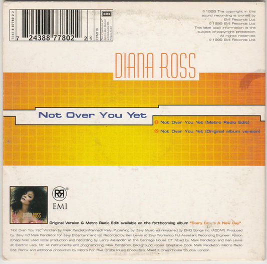 Diana Ross : Not Over You Yet (CD, Single)