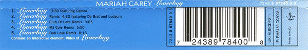 Mariah Carey : Loverboy (CD, Maxi, Enh)