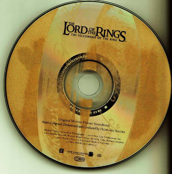 Howard Shore : The Lord Of The Rings: The Fellowship Of The Ring (Original Motion Picture Soundtrack) (CD, Album, Enh)