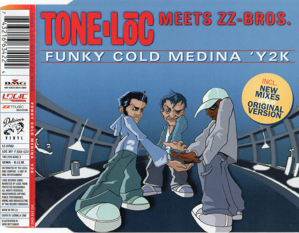 Tone Loc Meets ZZ-Bros. : Funky Cold Medina 'Y2K (CD, Maxi)