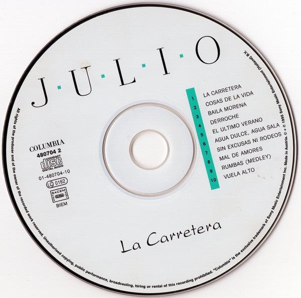 Julio Iglesias : La Carretera (CD, Album)