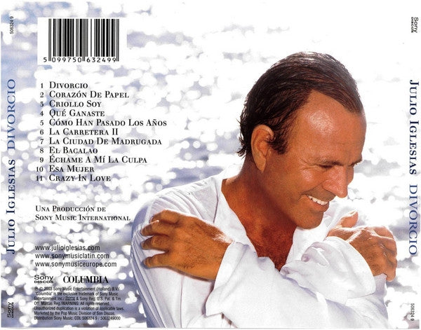 Julio Iglesias : Divorcio (CD, Album)