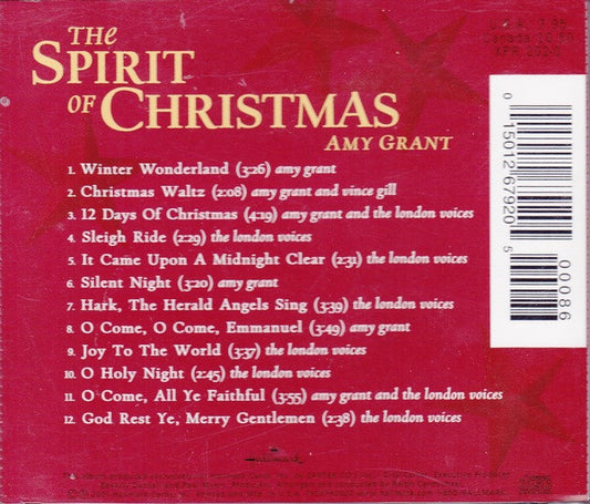 Amy Grant, London Voices And The London Symphony Orchestra : Hallmark Presents: The Spirit Of Christmas (CD, Album)