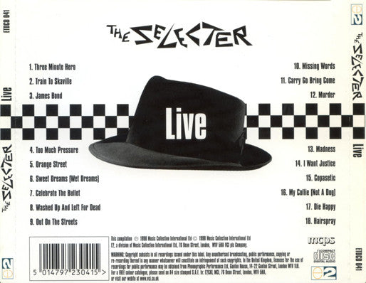 The Selecter : Live (CD, Album)