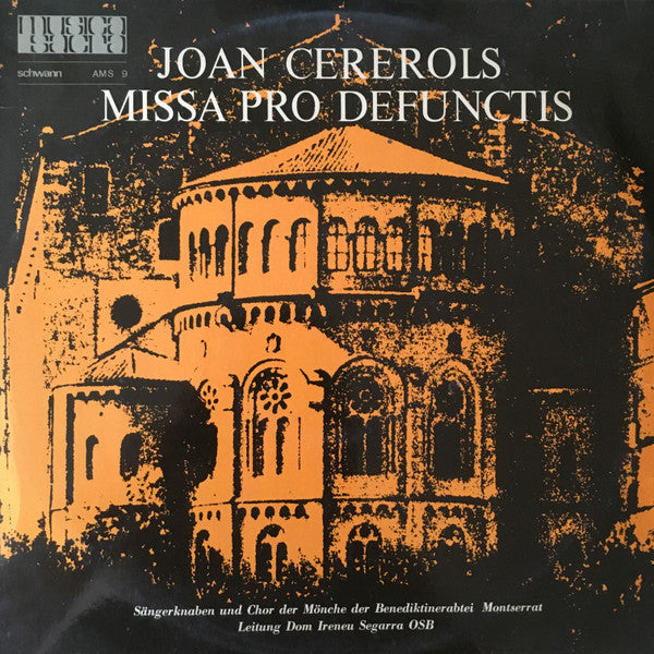 Joan Cererols : Missa Pro Defunctis (LP)