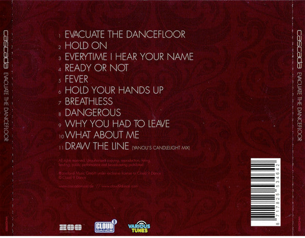 Cascada : Evacuate The Dancefloor (CD, Album)