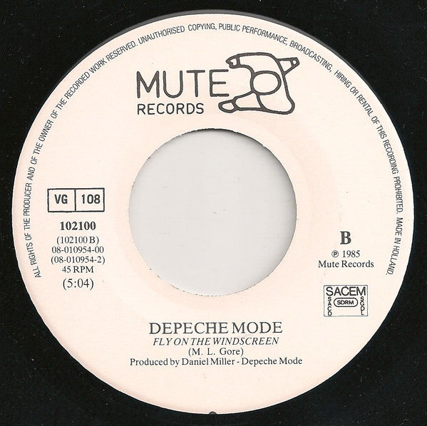 Depeche Mode : It's Called A Heart (7", Single, Ext)