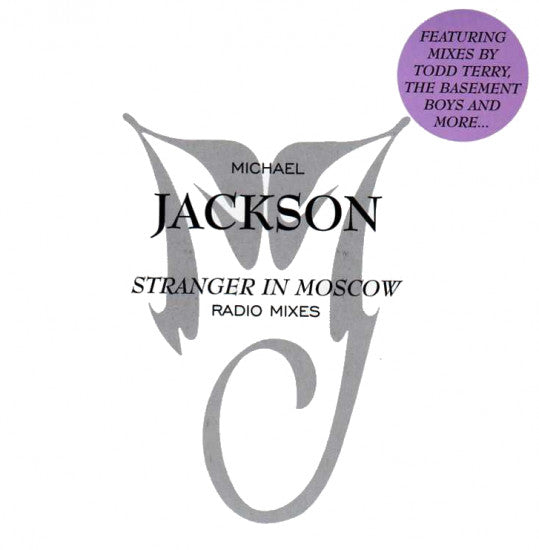Michael Jackson : Stranger In Moscow (Radio Mixes) (CD, Maxi, Promo)
