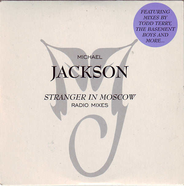 Michael Jackson : Stranger In Moscow (Radio Mixes) (CD, Maxi, Promo)